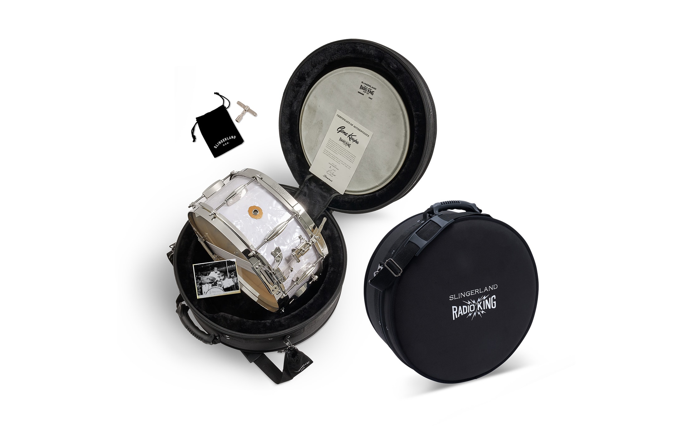 Slingerland Gene Krupa Snare Drum in case