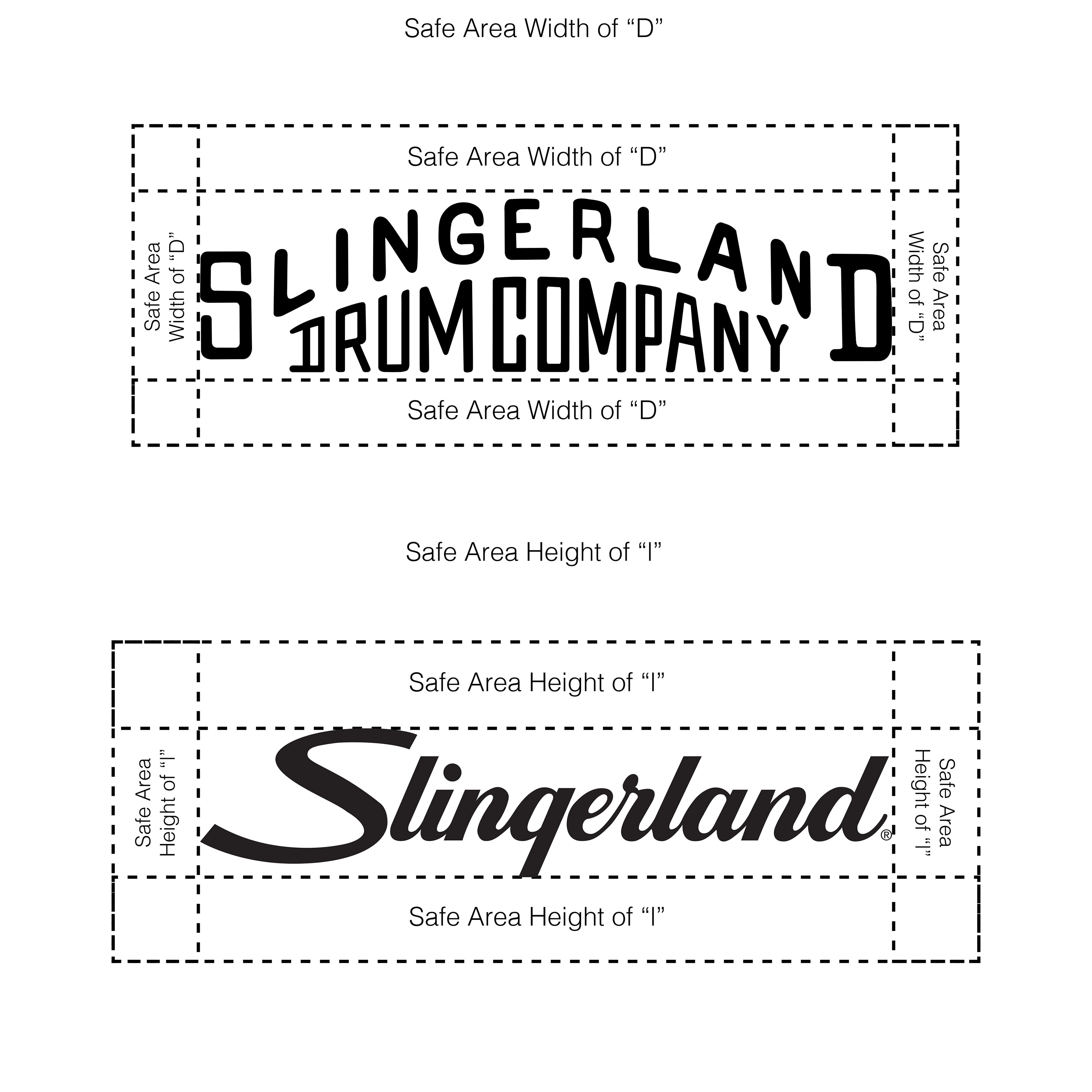Slingerland Logo Safe Space Template square