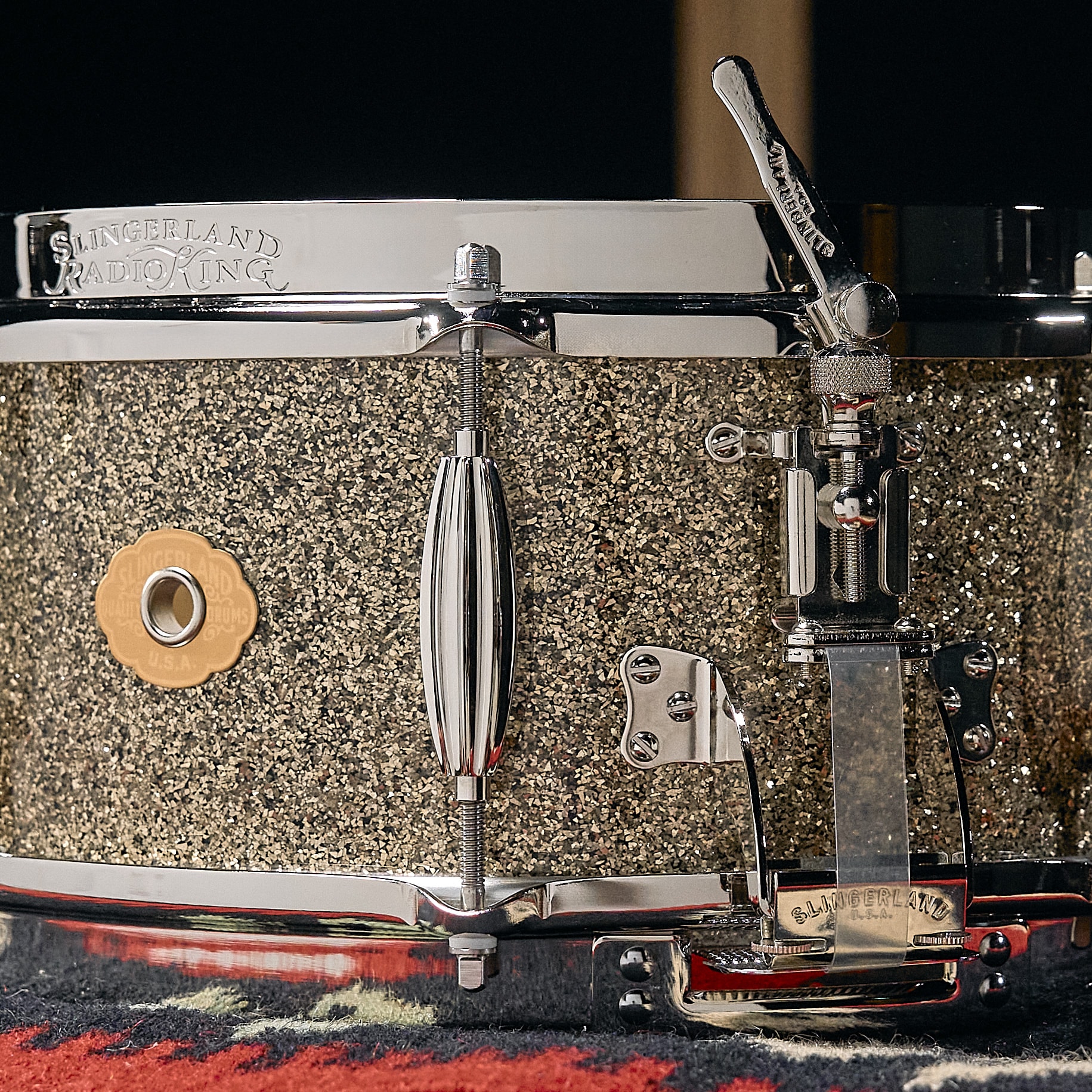 Radio King Snare Drum Period Correct Design